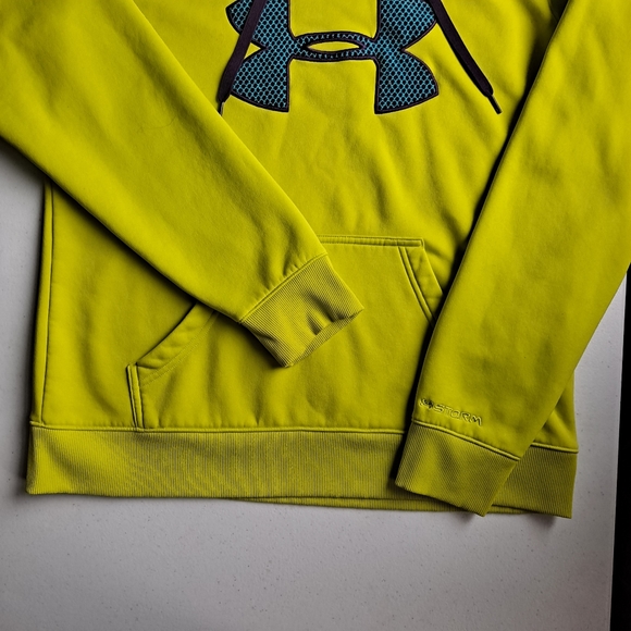Bright Yellow Under Armour Hoodie - Picture 3 of 7